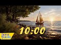 10 Minute Music Timer Autumn's Embrace: A Sailboat's Serene Seasonal Transformation!