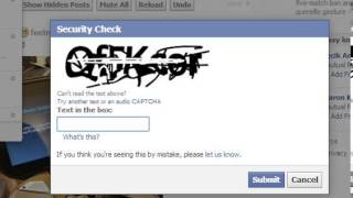 Facebook Captcha sucks