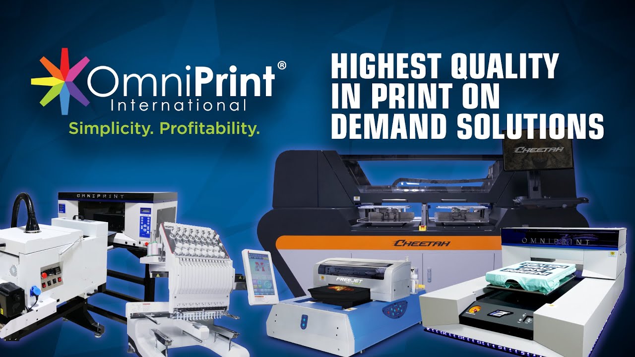Omniprint International - DTG Printers - DTF Printers - Print on Demand