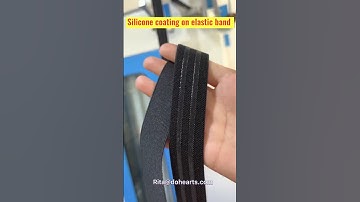 how to make non slip silicone coating machine on elastic band underwear cloth#elasticband