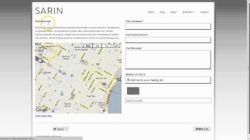 HTML5 websites - contact form and mailing list setup