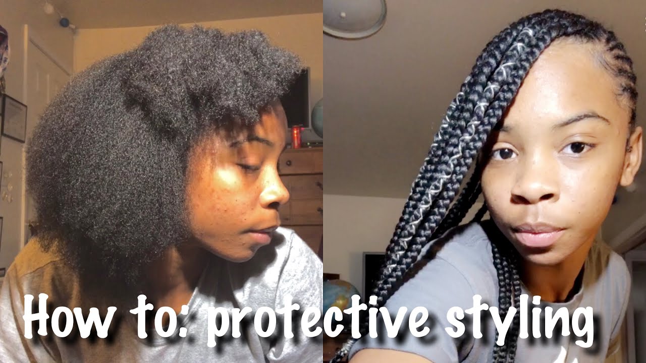 how-to-prep-your-hair-for-protective-styling-youtube