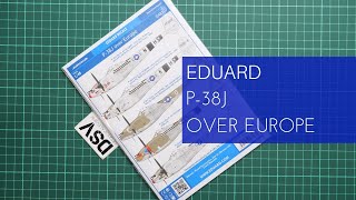 Eduard 148 P-38J Over Europe D48107 Review