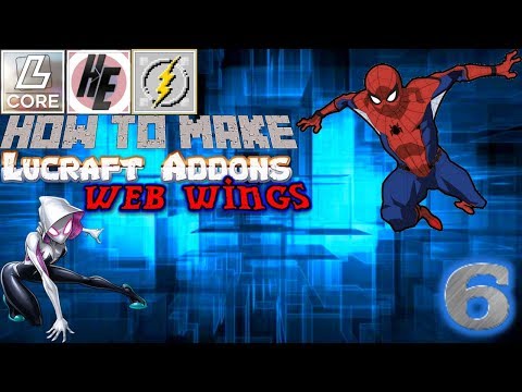 Adding Web Wings To Your Suit / Lucraft Addon "Modding" Tutorial