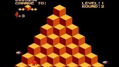Q-bert (NES / Nintendo) - Vizzed.com GamePlay