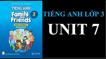 [TIẾNG ANH 3] [MỚI 2022] FAMILY AND FRIENDS National Edition - UNIT 7. I