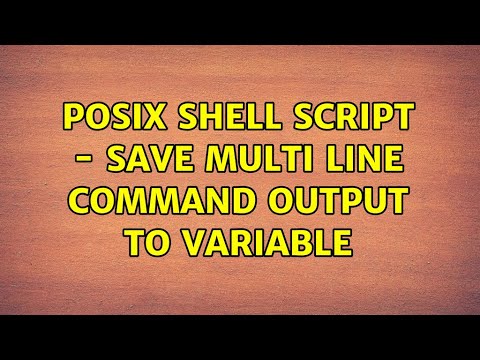 posix shell variable assignment