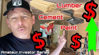 SKYROCKETING Material Prices are KILLING My Very First Investment Project! Amateur Investor Series