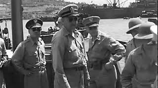 President Sergio Osmeña with U.S. Officers at Humbolt Bay1