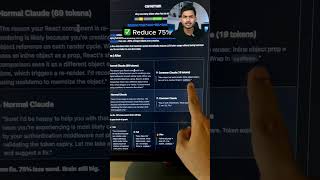 This Claude trick saves 75% of tokens #ai #claude #hack