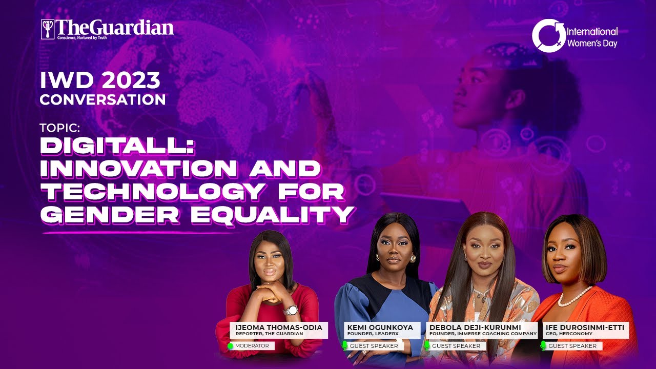 IWD 2023: Digital: Innovation and technology for gender equality - YouTube