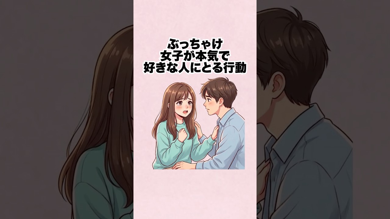 ぶっちゃけ女子が本気で好きな人にとる行動TOP5 #雑学 #恋愛 #結婚 #カップル
