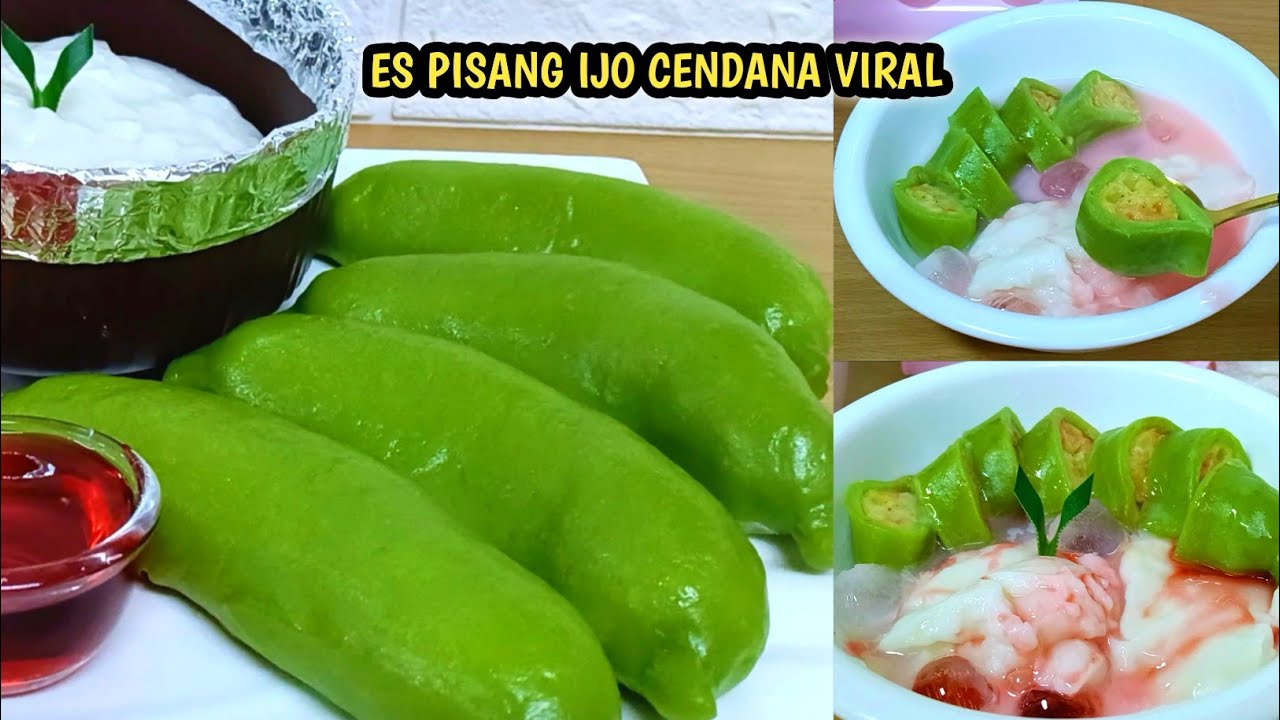 GURIH‼️ RESEP ES PISANG IJO CENDANA VIRAL - ENAK MANIS GURIH