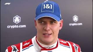 F1 2022 Mick Schumacher Post Qualifying Interview Austrian GP