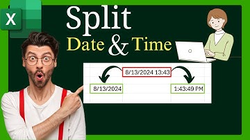 Split Date and Time in Excel | Easy Excel Tutorial | #exceltips #excelhacks #computer
