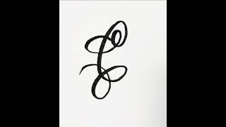 Celebrity Modern calligraphy monogram practice - letter C 🖋🖌 #leftylife Net Worth
