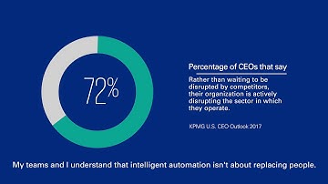 KPMG: Use intelligent automation to adopt agile test-and-learn approaches to service delivery.