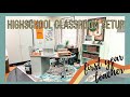 LAST DAYS OF CLASSROOM SETUP |First Year High School Teacher |