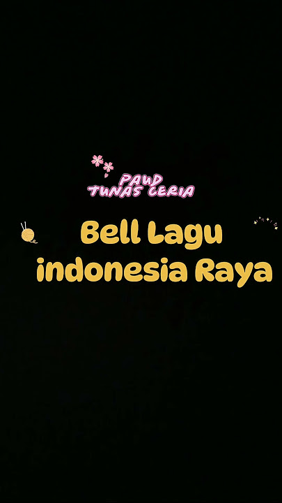 Bell Pengingat Lagu Indonesia Raya