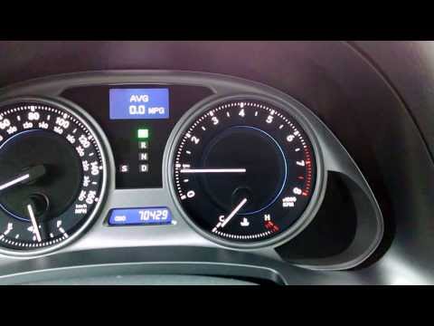 Lexus IS 250 - Steering Wheel "DISP" Button- Display Explanation