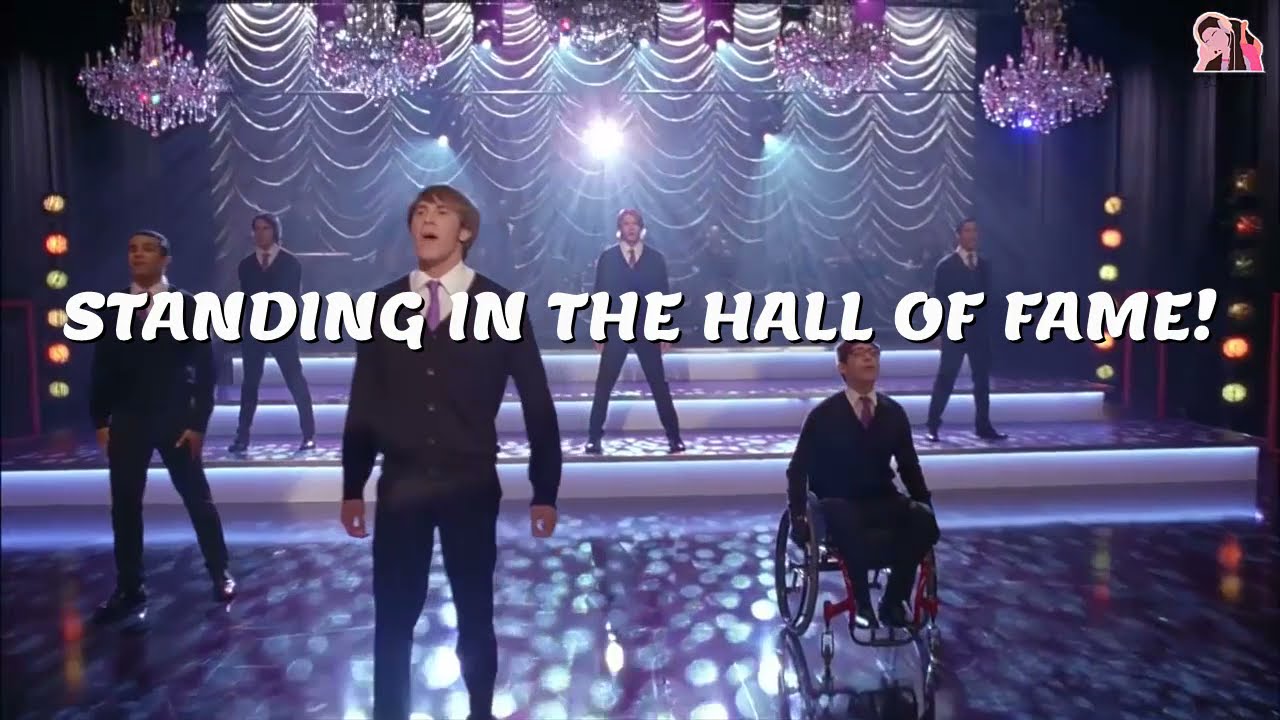 Hall of fame ♬  Glee Cast | Lyric Video | Full Performance & Song