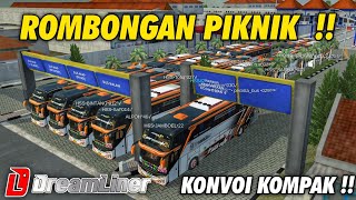 MABAR KONVOI BUS SHD !! WITH DREAMLINER |MABAR BUS SIMULATOR INDONESIA V3.5