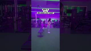 Bulgarian Split Squat #fitness #bulgariansplitsquat #lowerbody #legday #fitnesstips #howto #legs
