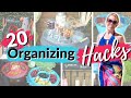 20 Dollar Store Organizing Summer Hacks - Save Time & Money! ☀️🏖🤯