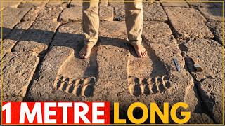 3 Sets of Giant Footprints Found at a Temple in Syria