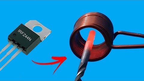 How to make DC 12V Induction Heater | Very Simple and  powerful Induction Heater