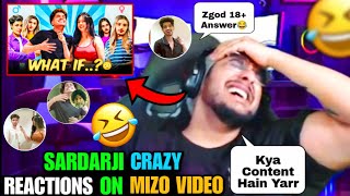 Sardarji Crazy Reactions on Mizo Vlog 😂😅 Shocked by ZGOD Answer 🤣