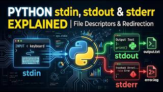 29 🐍 Python stdin, stdout & stderr Explained | File Descriptors and Output Redirection