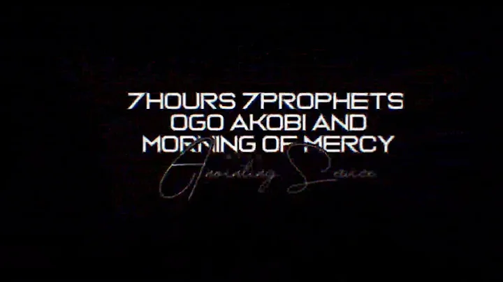 CAC , GMPM PRESENT YEARLY 3-IN-1 PROGRAM7HOURS 7PROPHET, OGO AKOBI WITH ANOINTING SERVICE