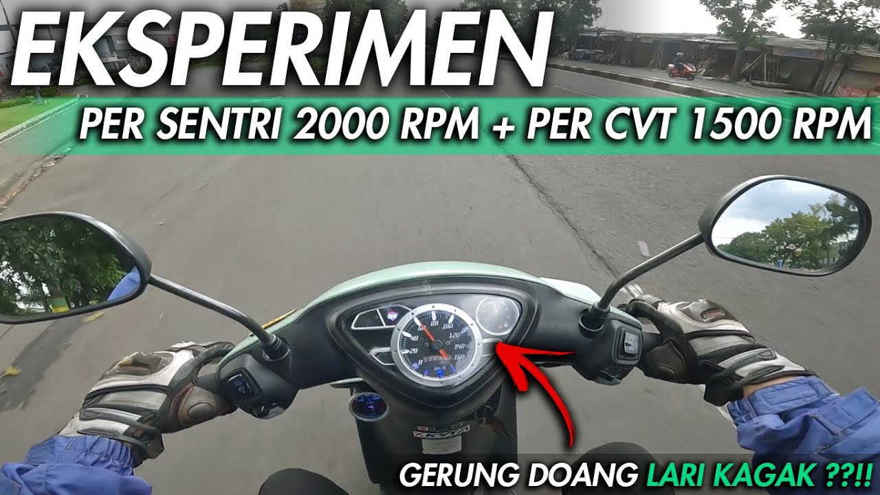 EKSPERIMEN PER SENTRI 2000 RPM + PER CVT 1500 RPM | LEBIH ENAK ATAU CUMAN GERUNG DOANG ??