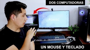 Como usar DOS computadoras con un solo mouse 🖱️ y teclado ⌨️