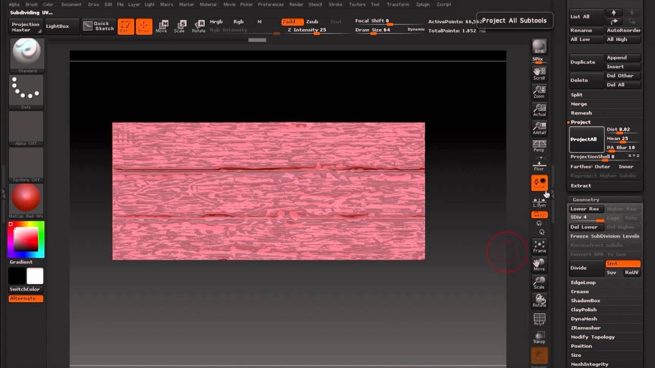 how to create displacement map zbrush