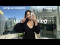 Uni vlog daily life of a computer science student library study session new tech accessories