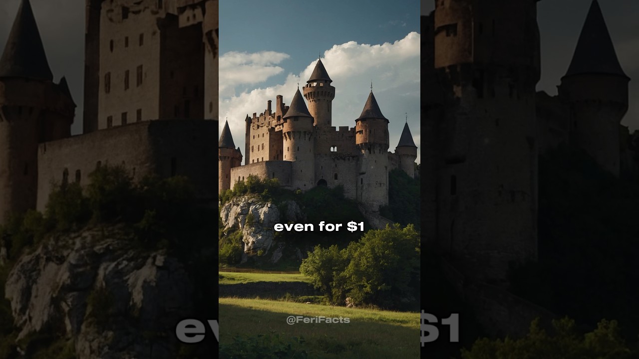 Заброшенные замки, которые никто не хочет покупать даже за 1 доллар #факты #замки #заброшенные