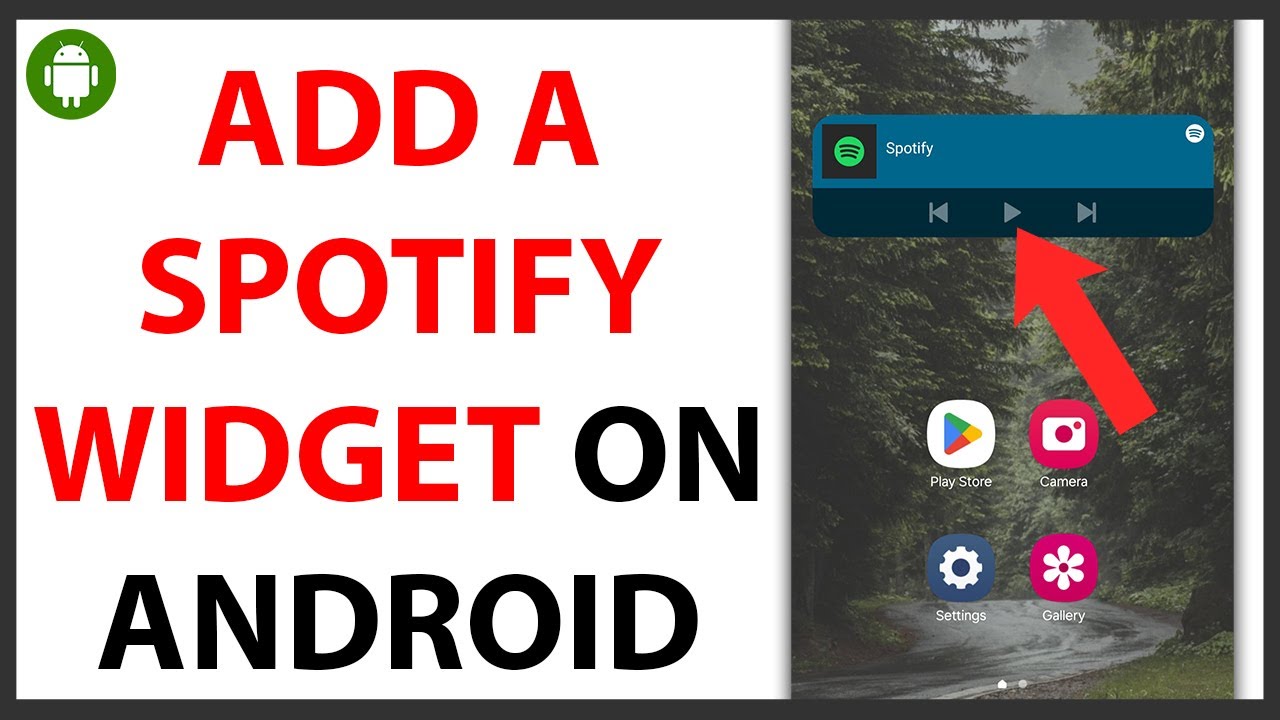 How to Add a Spotify Widget on Android [QUICK GUIDE] - YouTube