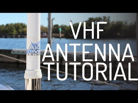 How To Install A VHF Marine Antenna - Easy Tutorial