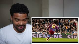 Pro Basketball Player Reacts to Ronaldinho - Football's Greatest Entertainment !!