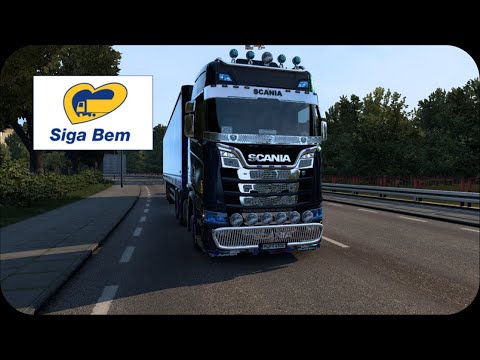 Euro Truck Simulator 2 - Viagem de Uberlândia a Santa Maria - RS - Parte 3 - Mapa EAA