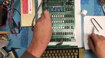 APPLE II Plus - Part 6 - Does it still work? Connecting up the electronics - STB191