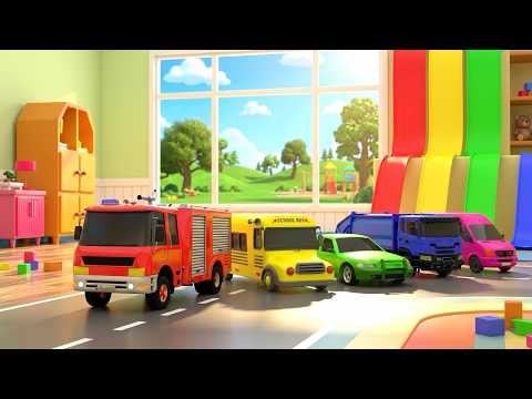 Name the Colors of the Trucks | Learn Colors with Trucks | Colors for Kids