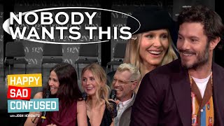 NOBODY WANTS THIS cast (Kristen Bell, Adam Brody) talk season 2, pranks, guest stars