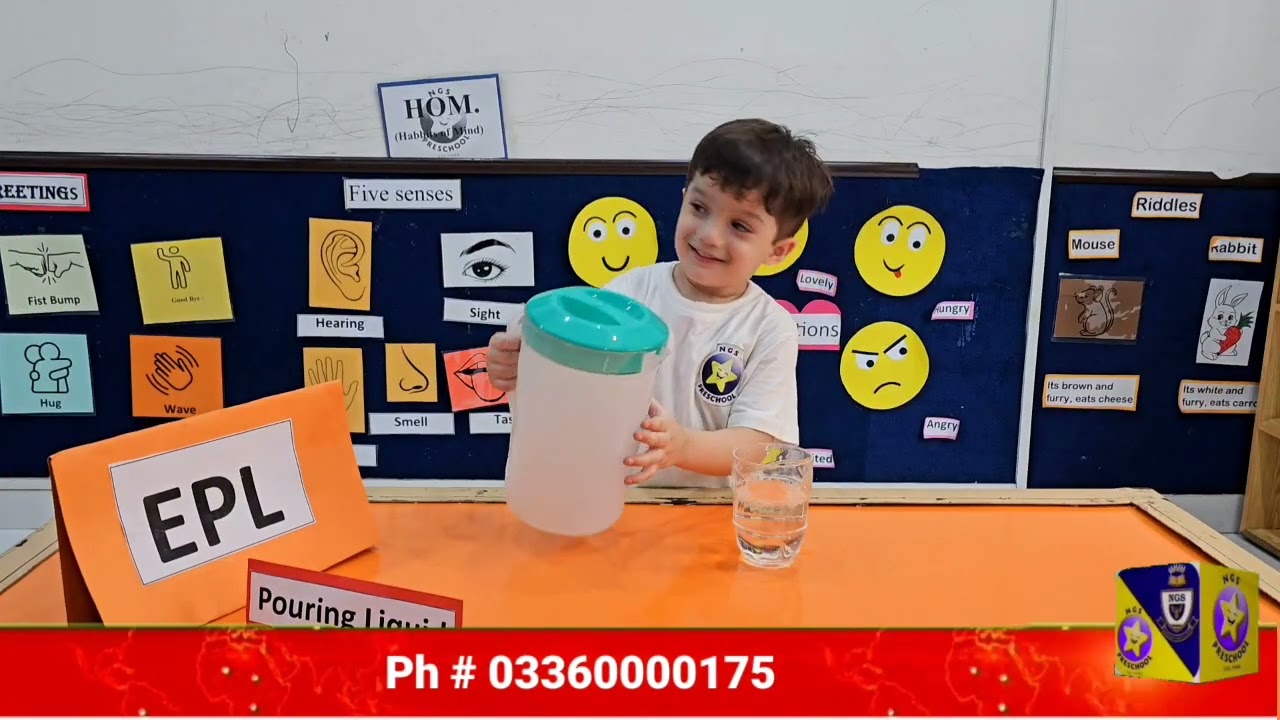 E.P.L: Pouring Liquid From A jug Into a Number of Container