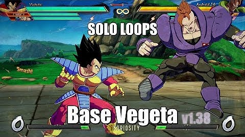 DBFZ 1.38 | NEW Base Vegeta SOLO LOOPS | #ikuriosity #dbfz