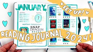 Reading Journal 2024- Set Up & January Spread