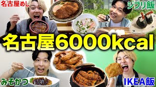 【爆食】1日2人で6000キロカロリー食べ放題の名古屋旅密着！名古屋めし、ジブリパーク飯、IKEA飯爆食いしたら腹パンパンだけど美味すぎた！！