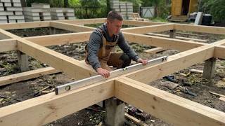 Inexpensive Wooden House in 10 Days | Full Construction Process Guide